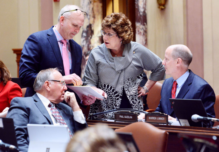 Sens. David Senjem, Roger Chamberlain, Carla Nelson, Paul Gazelka