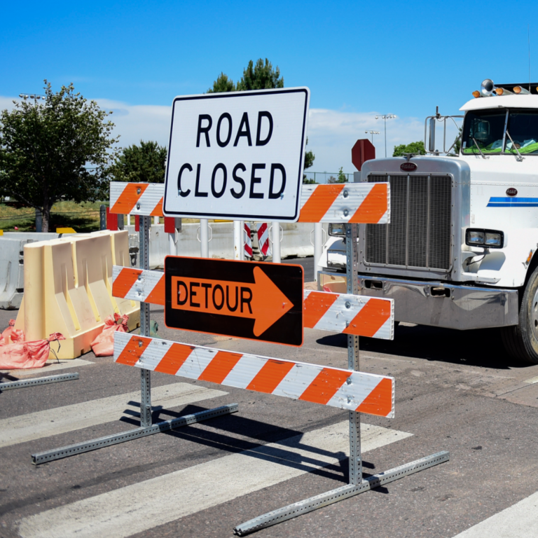 Road closed