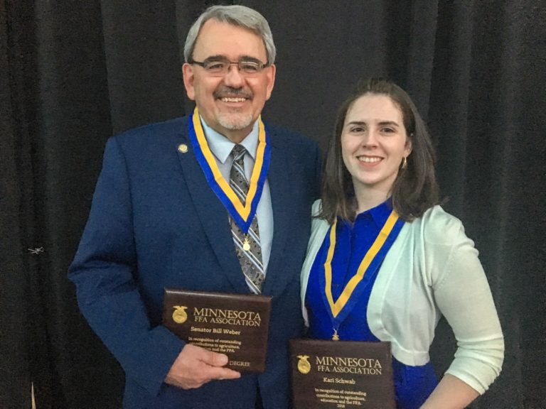 Senator Bill Weber and Kari Schwab