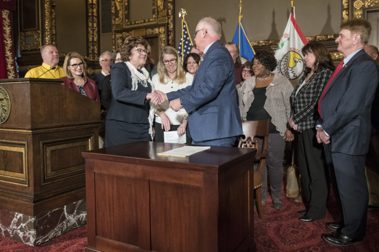 Nelson Walz handshake