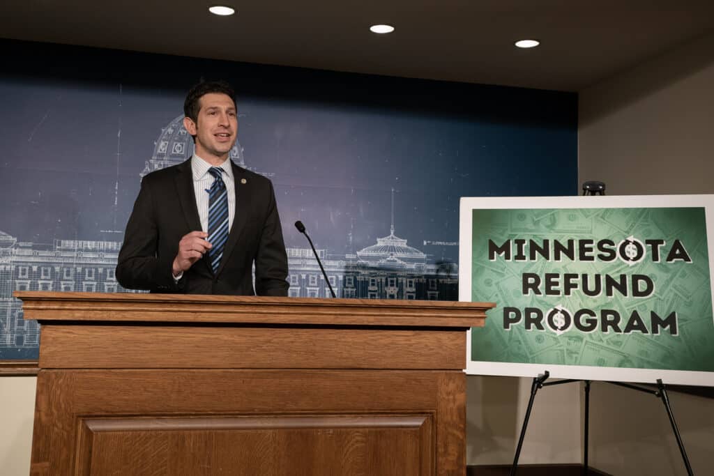 Miller offers Minnesota Refund Program amendment to Senate Tax Bill